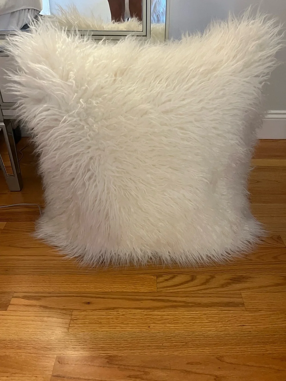 Magaschoni Faux Fur Accent Pillow